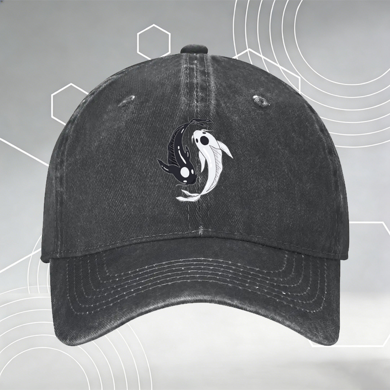 New Baseball Cap with Skull & Crossbones Print 