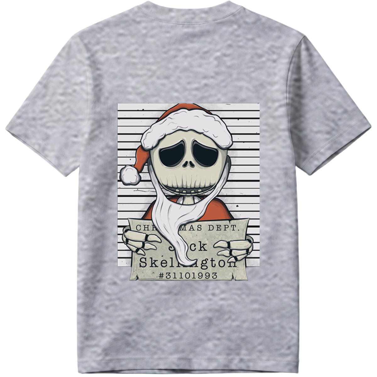Jack Skellington Christmas Dept Mugshot - Tee