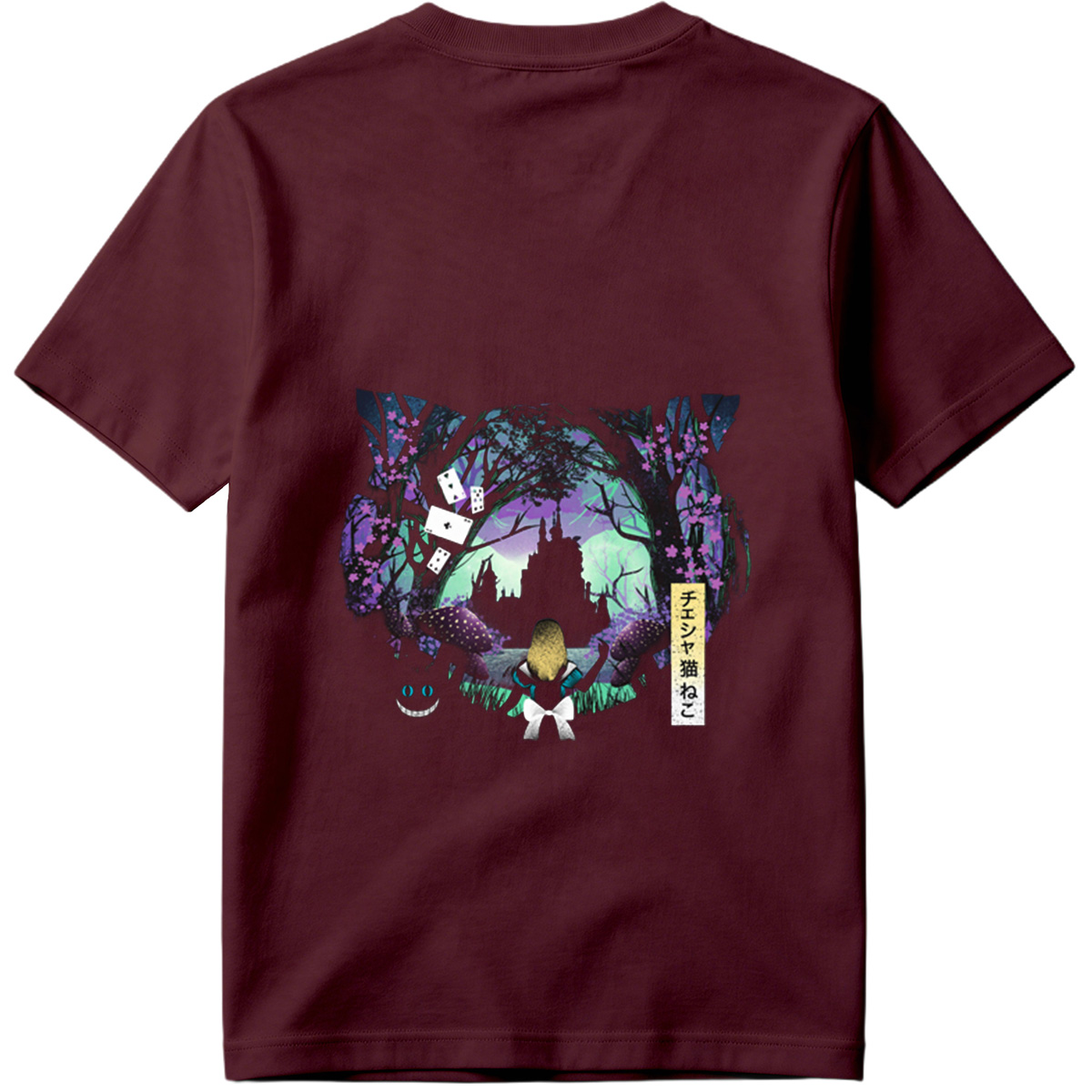 Alice in Wonderland: Cheshire Cat and Alice - Tee