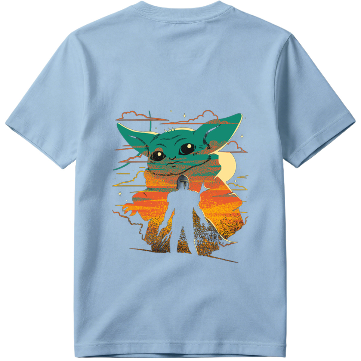 The Mandalorian and Grogu Sunset - Tee