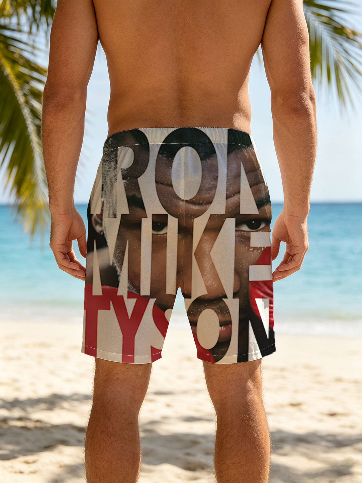 Iron Mike Tyson: Boxing Legend and Cultural Icon -  Beach shorts