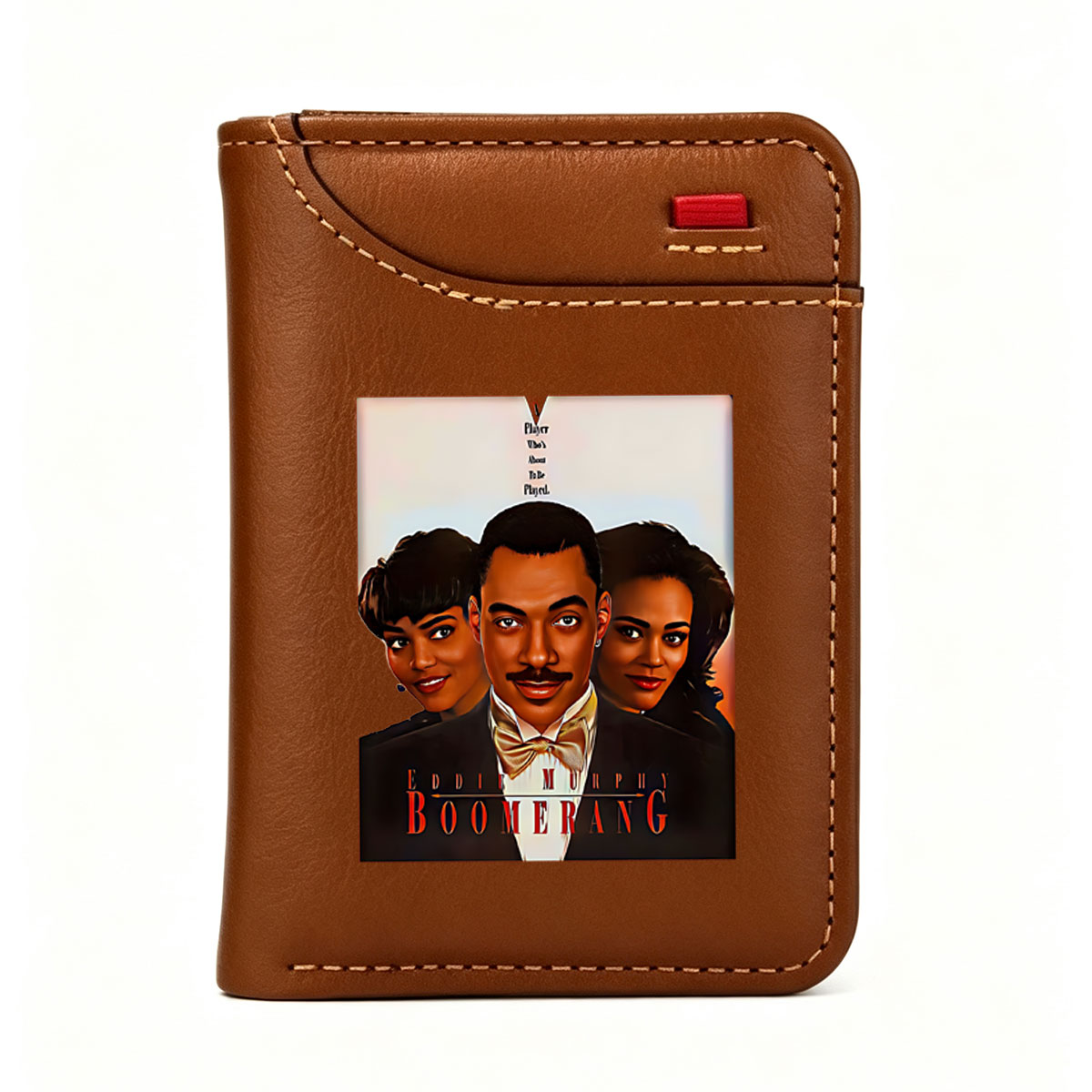 Eddie Murphy in Boomerang: A Romantic Comedy with Halle Berry and Robin Givens - Vertical Style Wallet