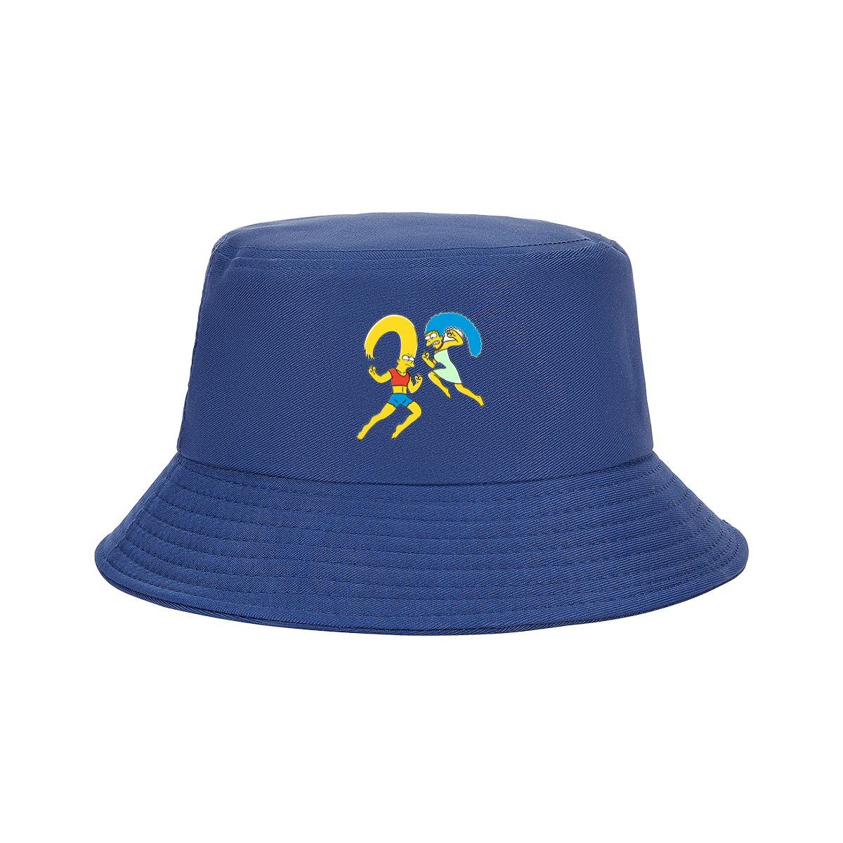 The Simpsons: Marge and Homer Running - Fisherman's Hat
