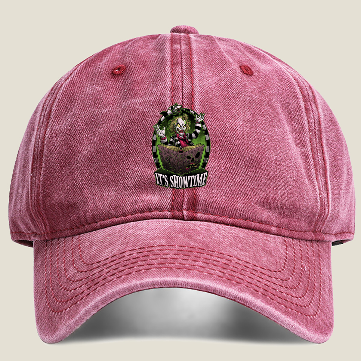 Beetlejuice: It's Showtime - Washed Denim - Baseball Cap
