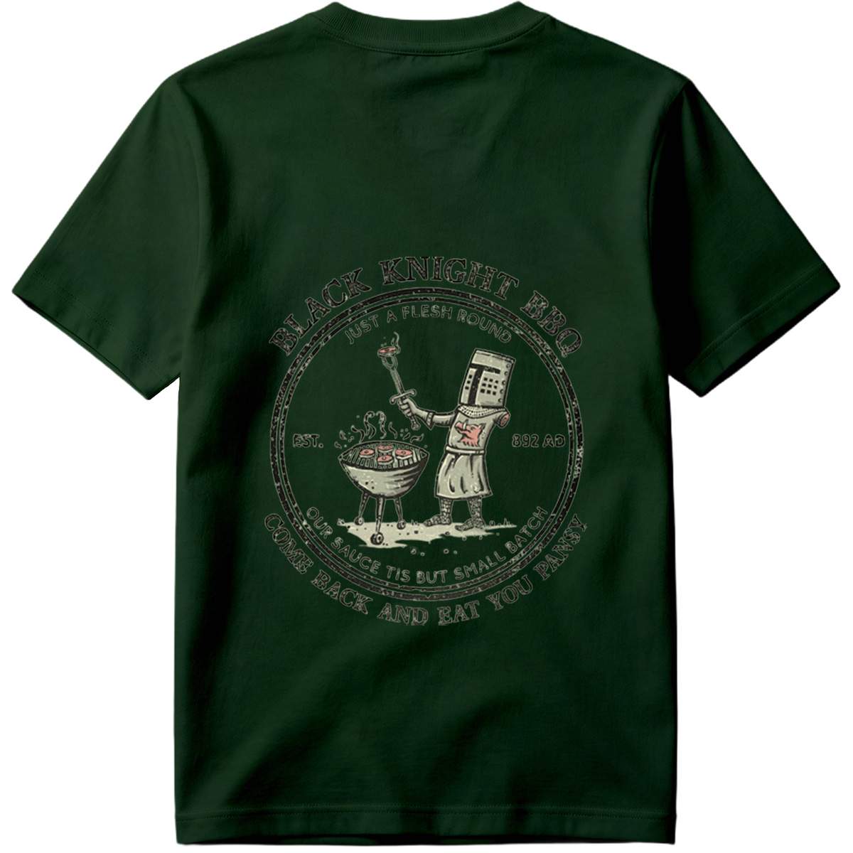 Black Knight BBQ: Just a Flesh Round - Tee