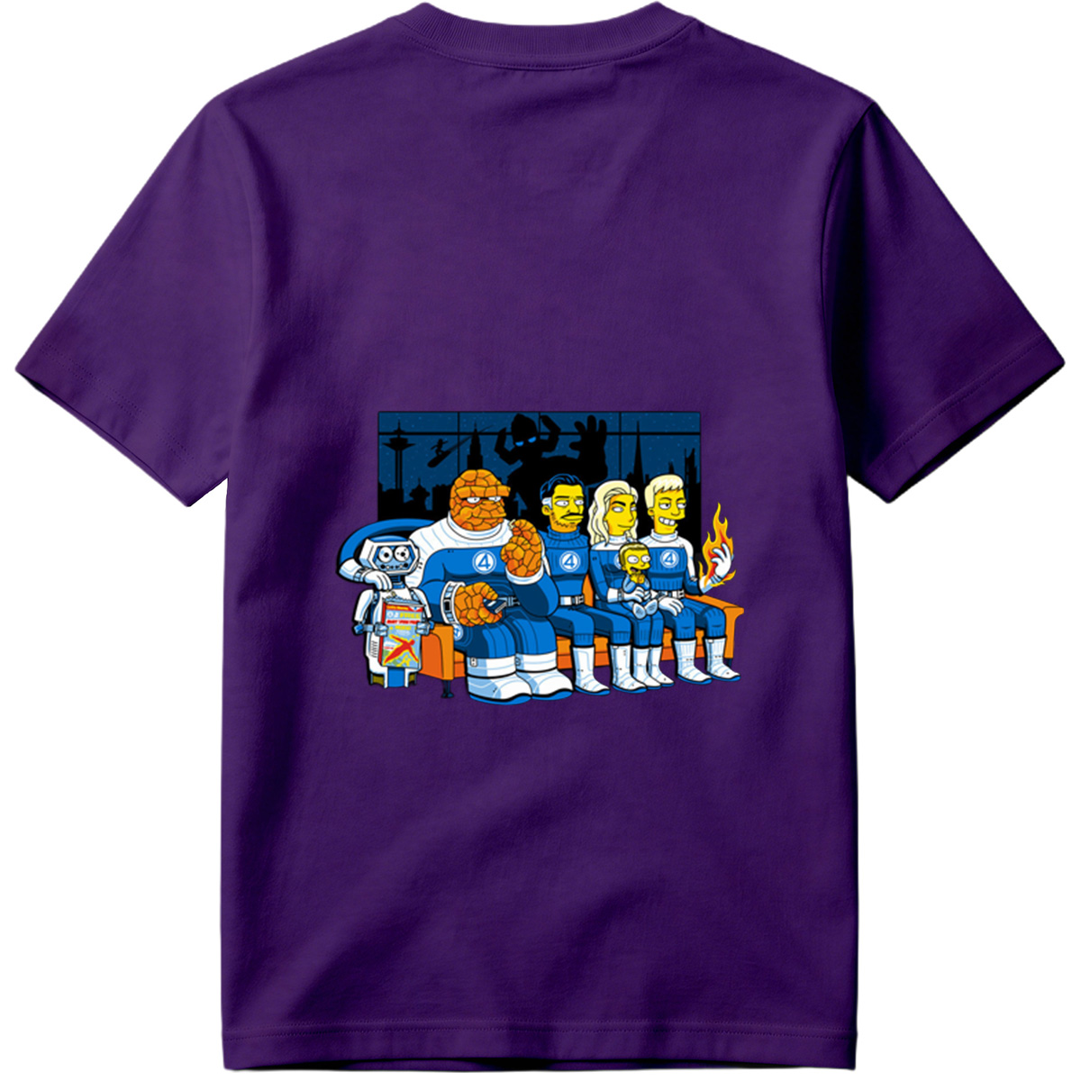 The Simpsons Meet the Fantastic Four - Tee