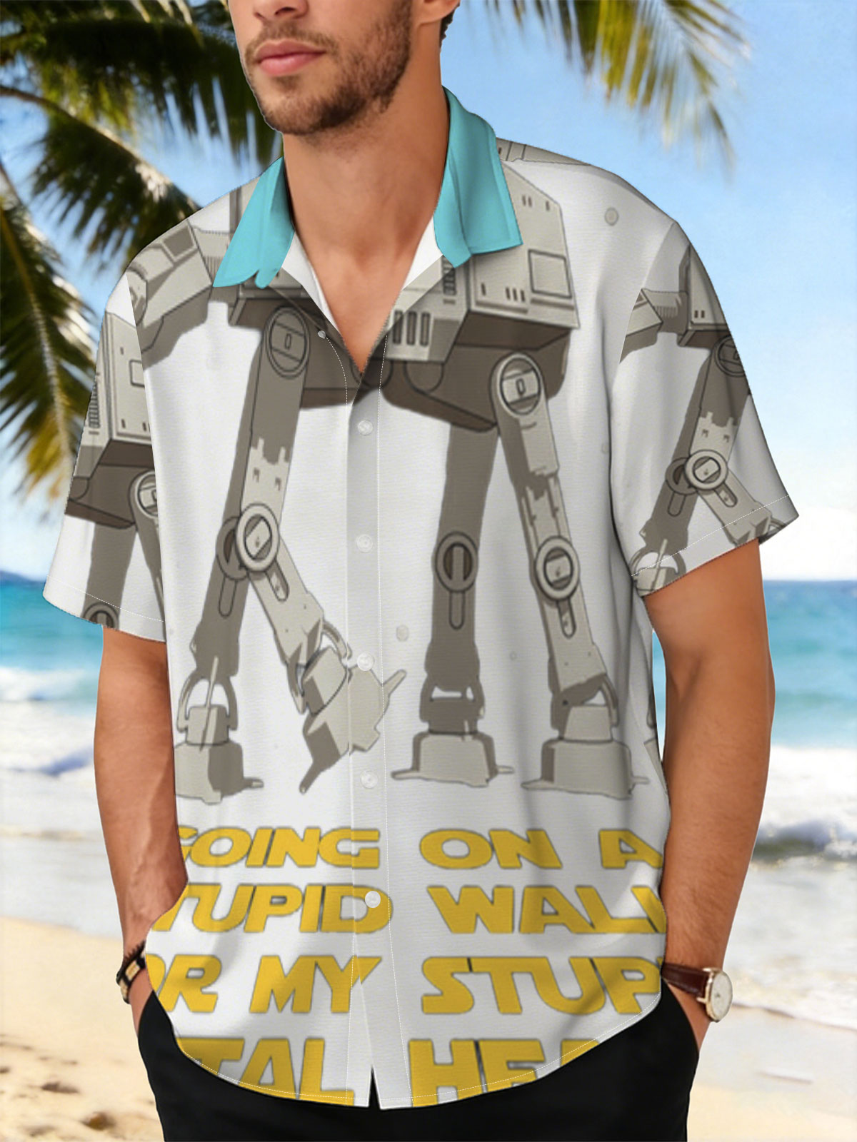 AT-AT Walker: Going on a Stupid Walk for My Stupid Mental Health -  Shirt