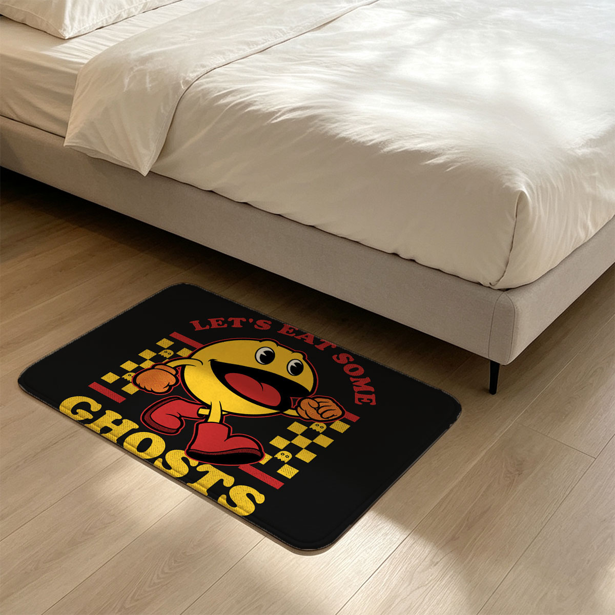 Pac-Man: Let's Eat Some Ghosts - Flannel floor mat