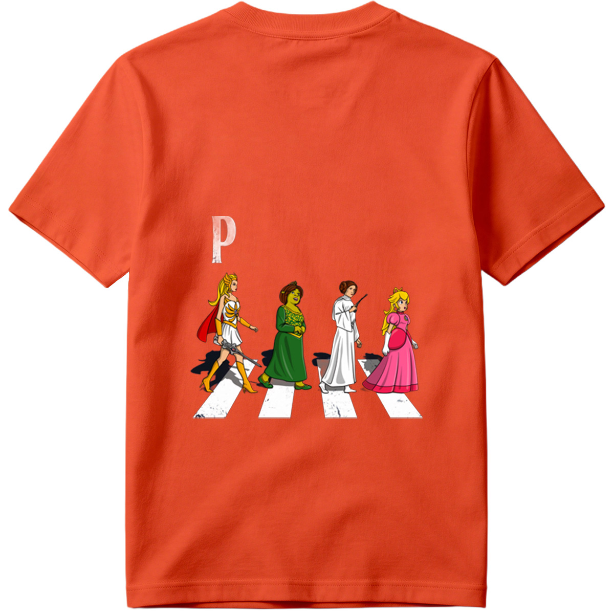 The Princesses: Wonder Woman, Shrek, Princess Leia, and Princess Peach - Tee