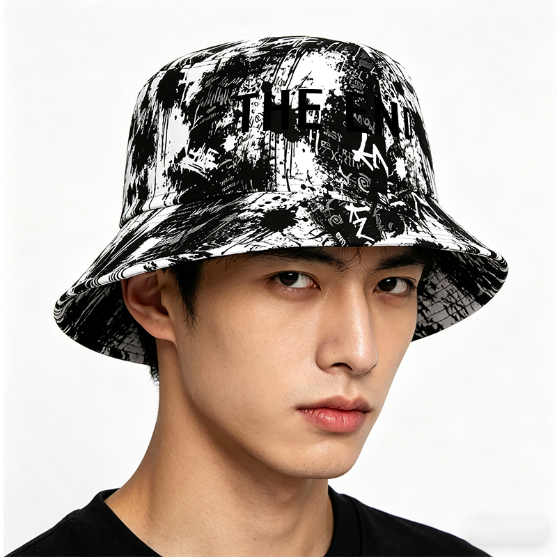 Unisex Classic Graffiti Bucket Hat with 