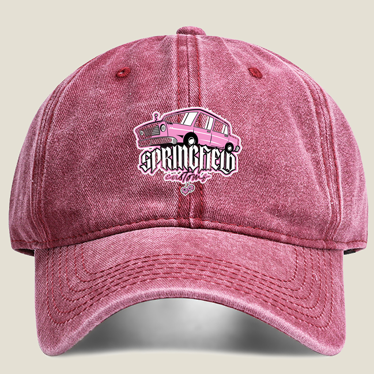 Springfield Customs - Washed Denim - Baseball Cap