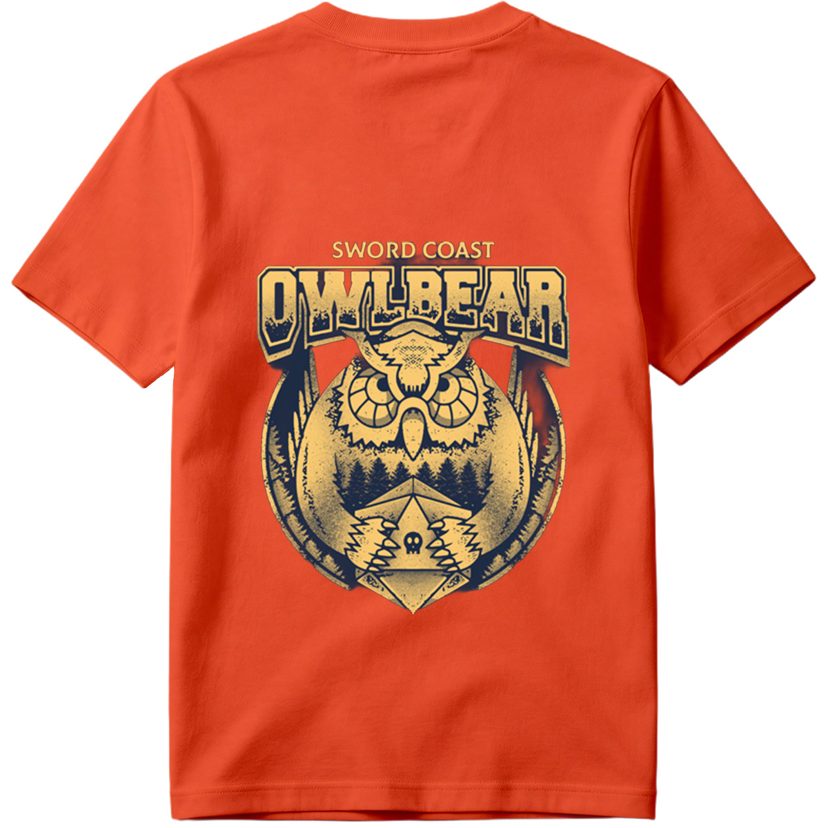 Sword Coast Owlbear: Fantasy Creature Emblem - Tee