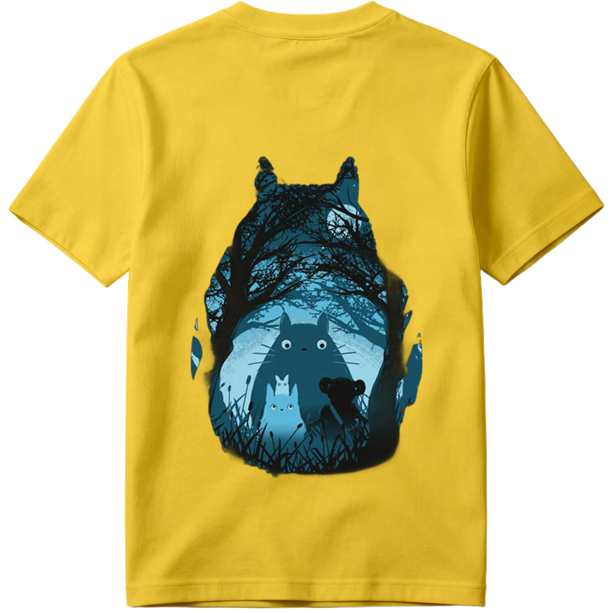 Totoro and Friends in the Moonlit Forest - Tee