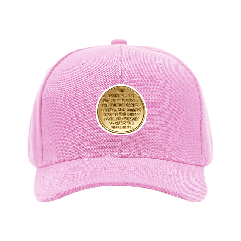 1pc New Baseball Cap with Serenity Prayer Text Print Unisex Adjustable Hat for Outdoor Activities and Daily Wear Suitable for Adults Seeking Inspiration and Calm Mindset
