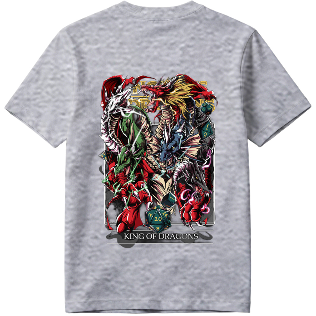 King of Dragons: Multicolored Dragon Ensemble - Tee