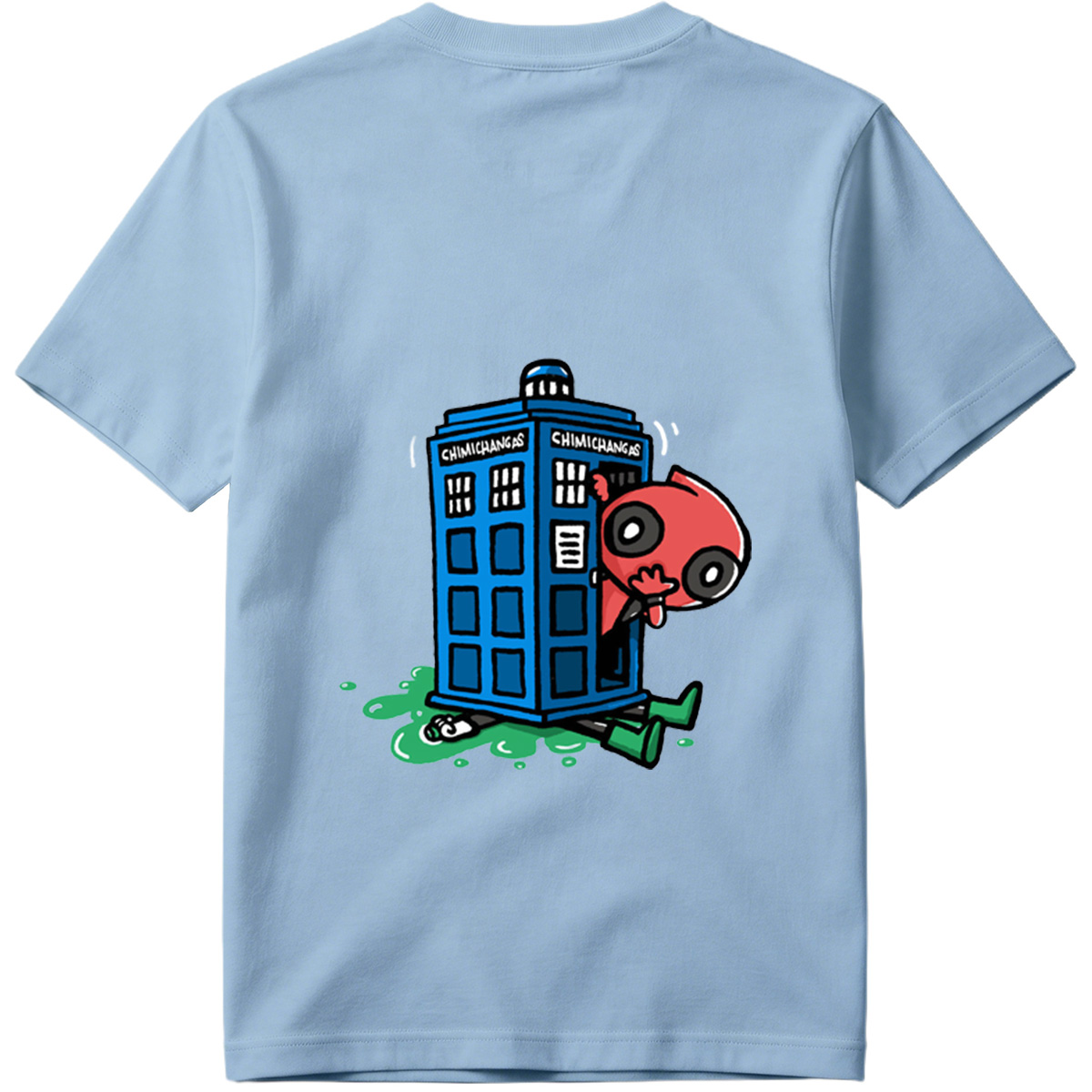 Rick and Morty Meets Doctor Who: Chimichangas TARDIS - Tee