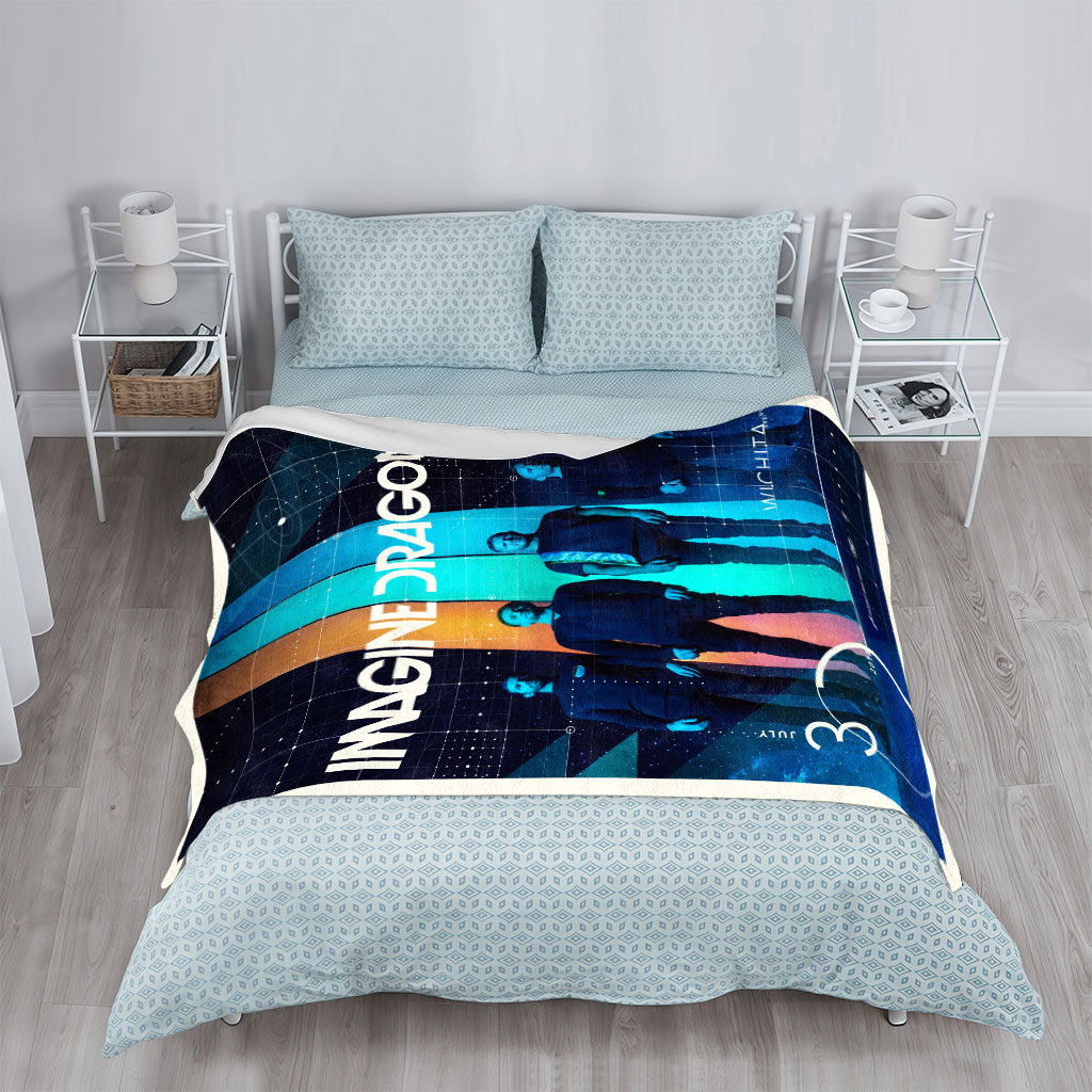 Imagine Dragons Live Performance in Wichita 2016 Concert Poster - Blankets