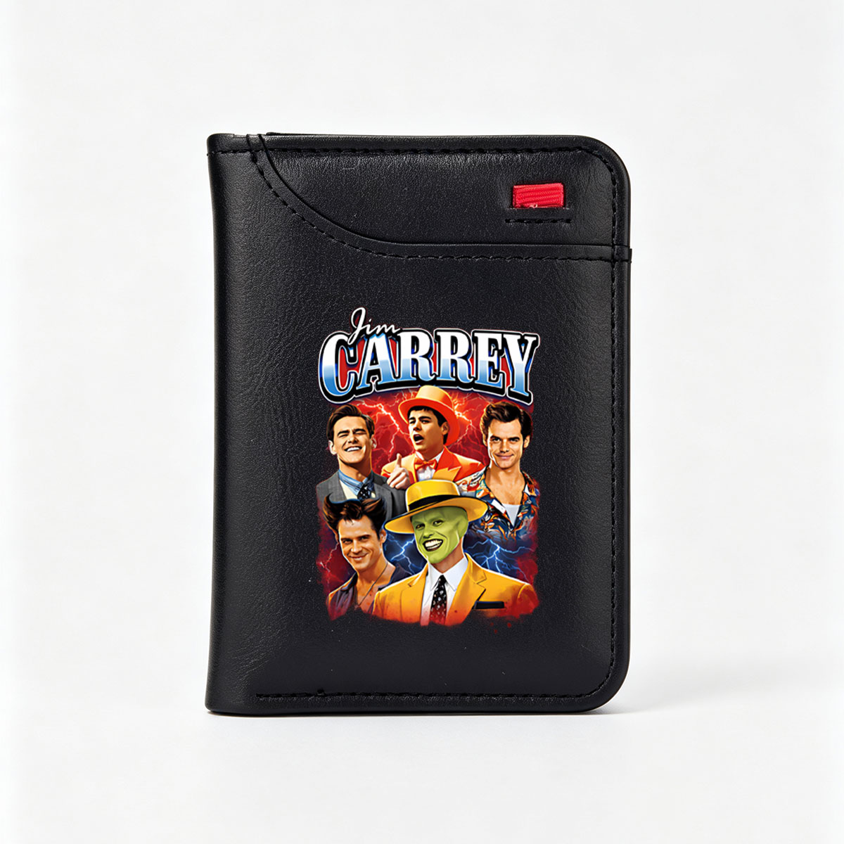 Jim Carrey: The Mask & Iconic Roles - Vertical Style Wallet