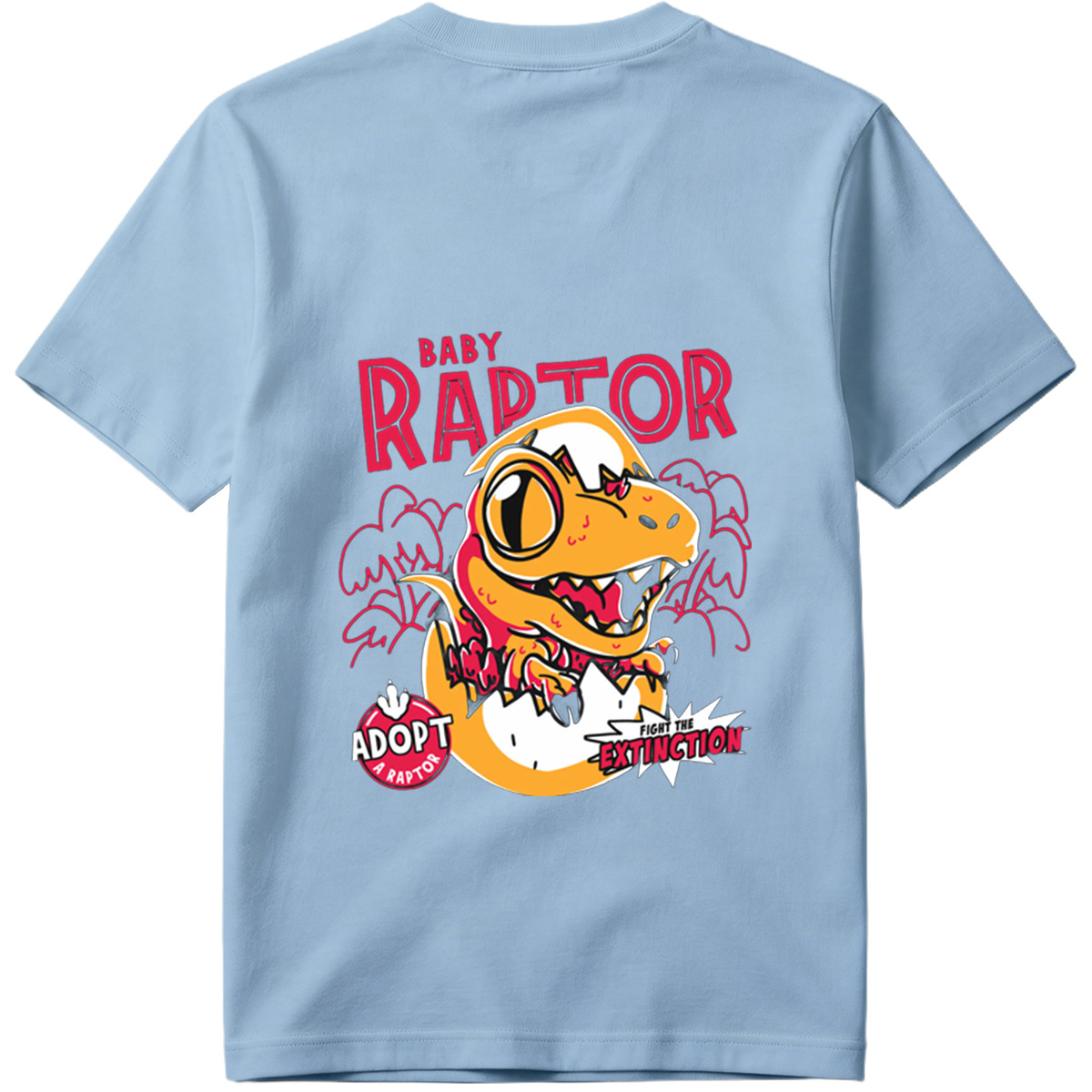 Baby Raptor: Adopt a Raptor, Fight the Extinction - Tee