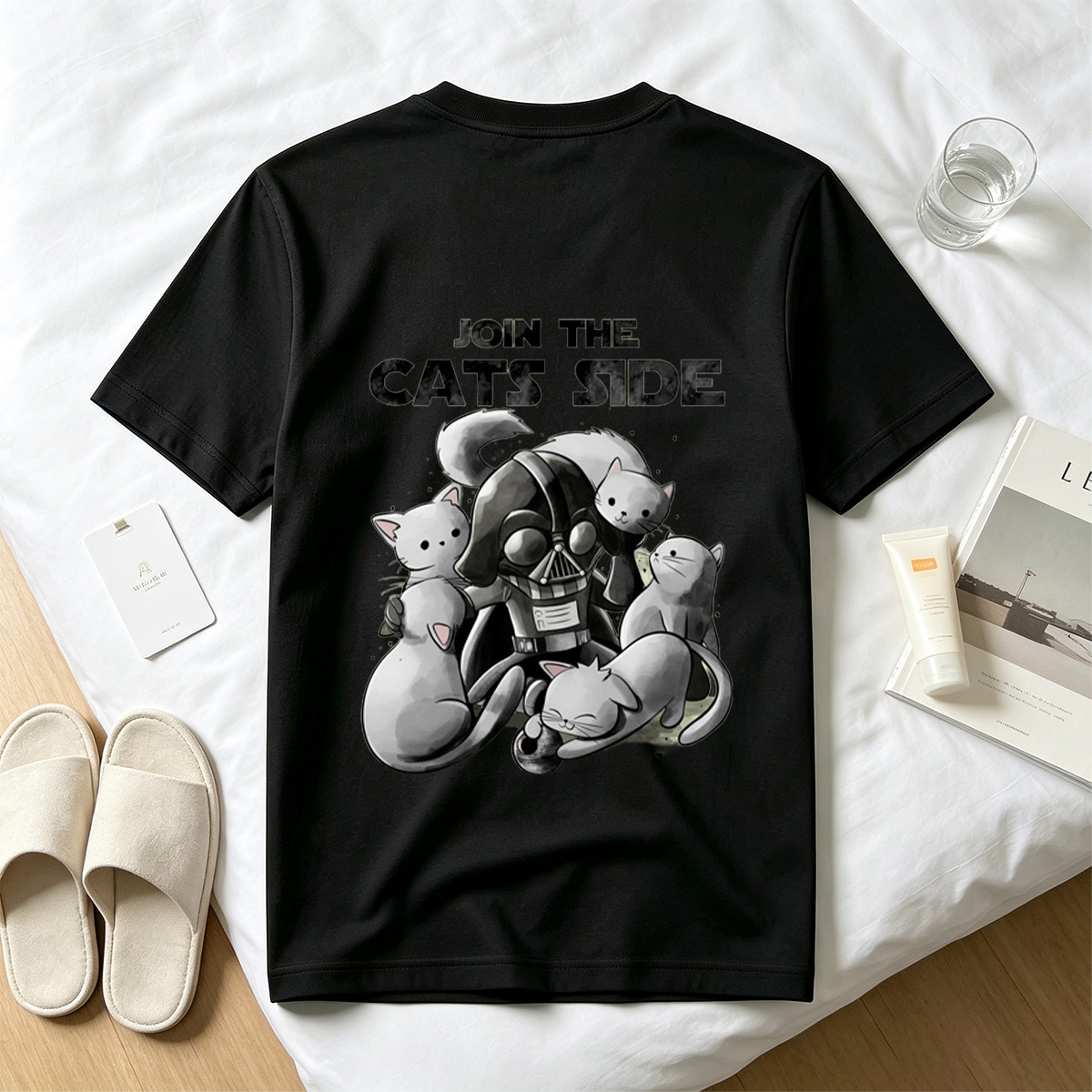Join the Cats Side: Darth Vader and Kittens - Tee