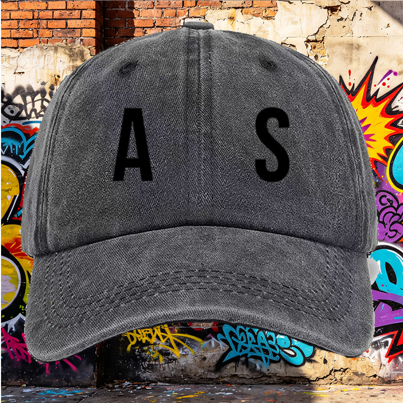 Men's Printed Washed Cotton Cap with 