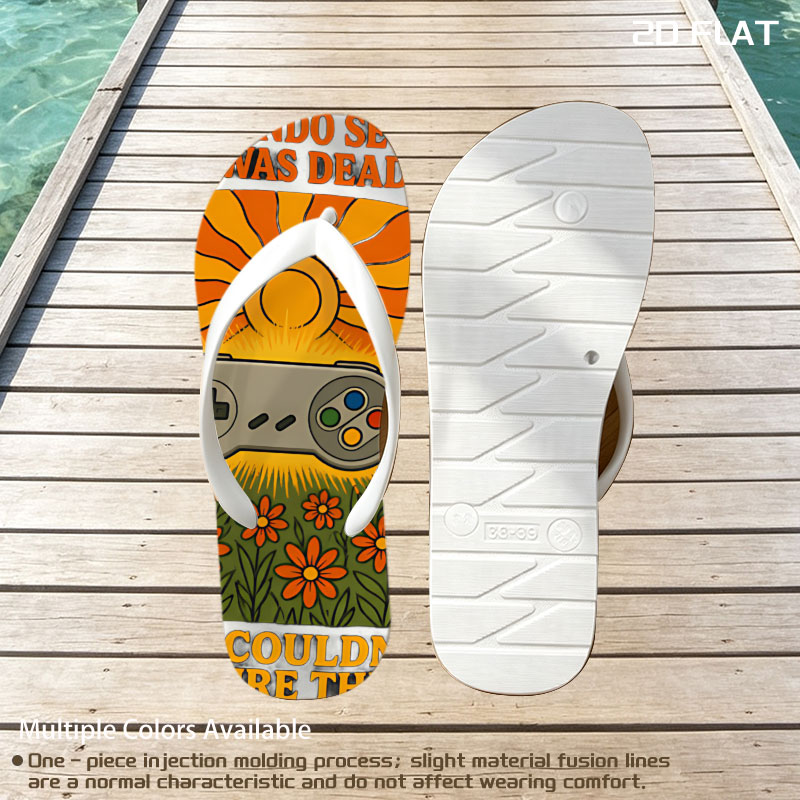 Super Nintendo Sega Genesis Controller in Sunflower Field: Nostalgic Gaming Memory -  flip-flops