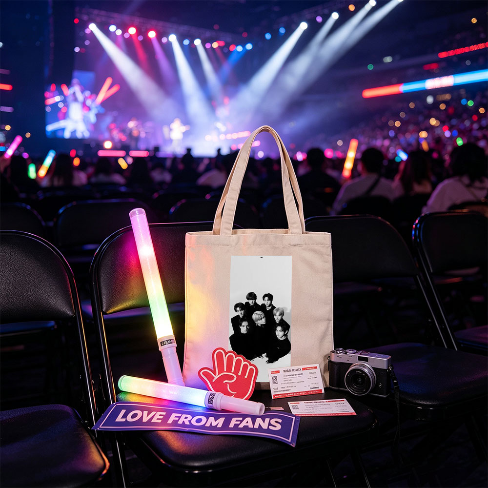 NCT Dream Group Photo in Black and White Studio Portrait - Canvas tote bags