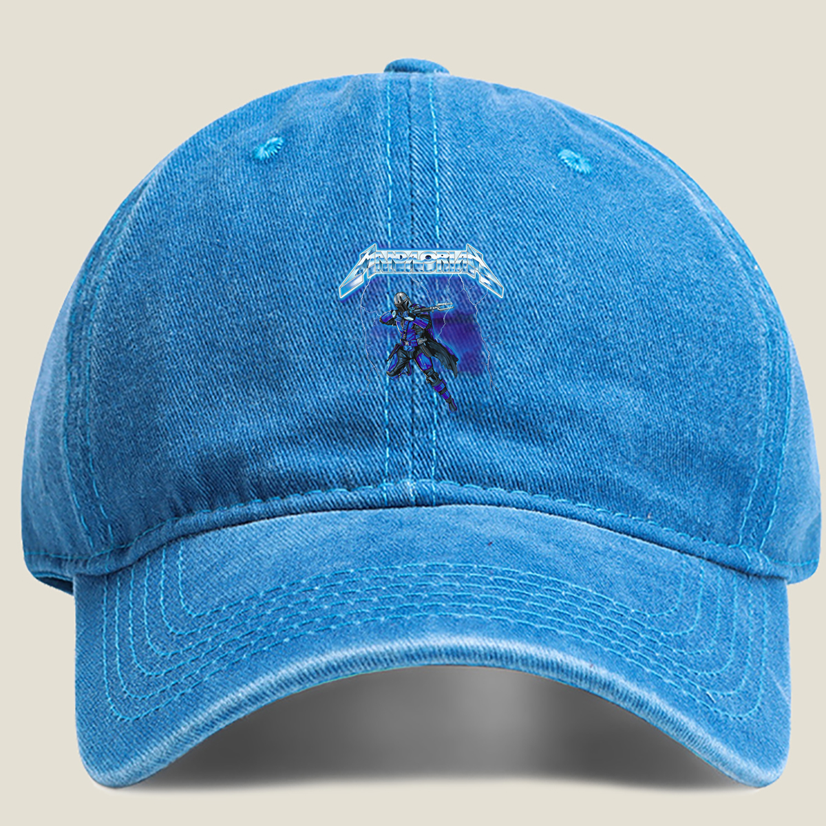 Mandalorian: Blast the Lightning - Washed Denim - Baseball Cap