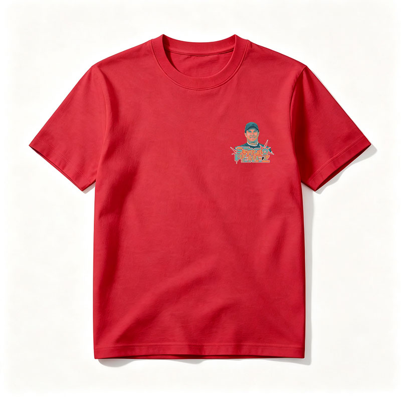 Sergio Perez Racing Driver Portrait - Tee