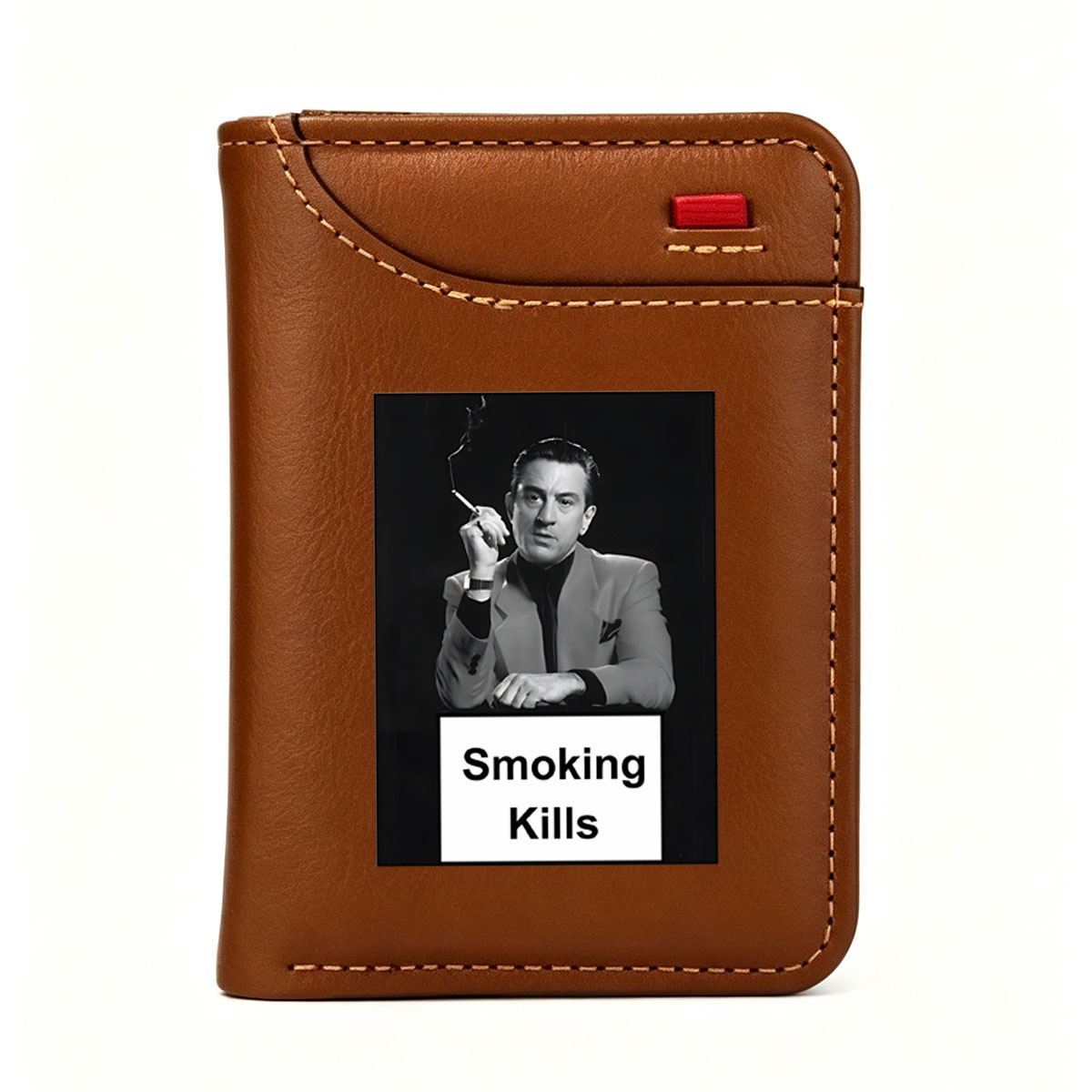 James Cagney Smoking Kills Anti-Smoking Poster - Vertical Style Wallet