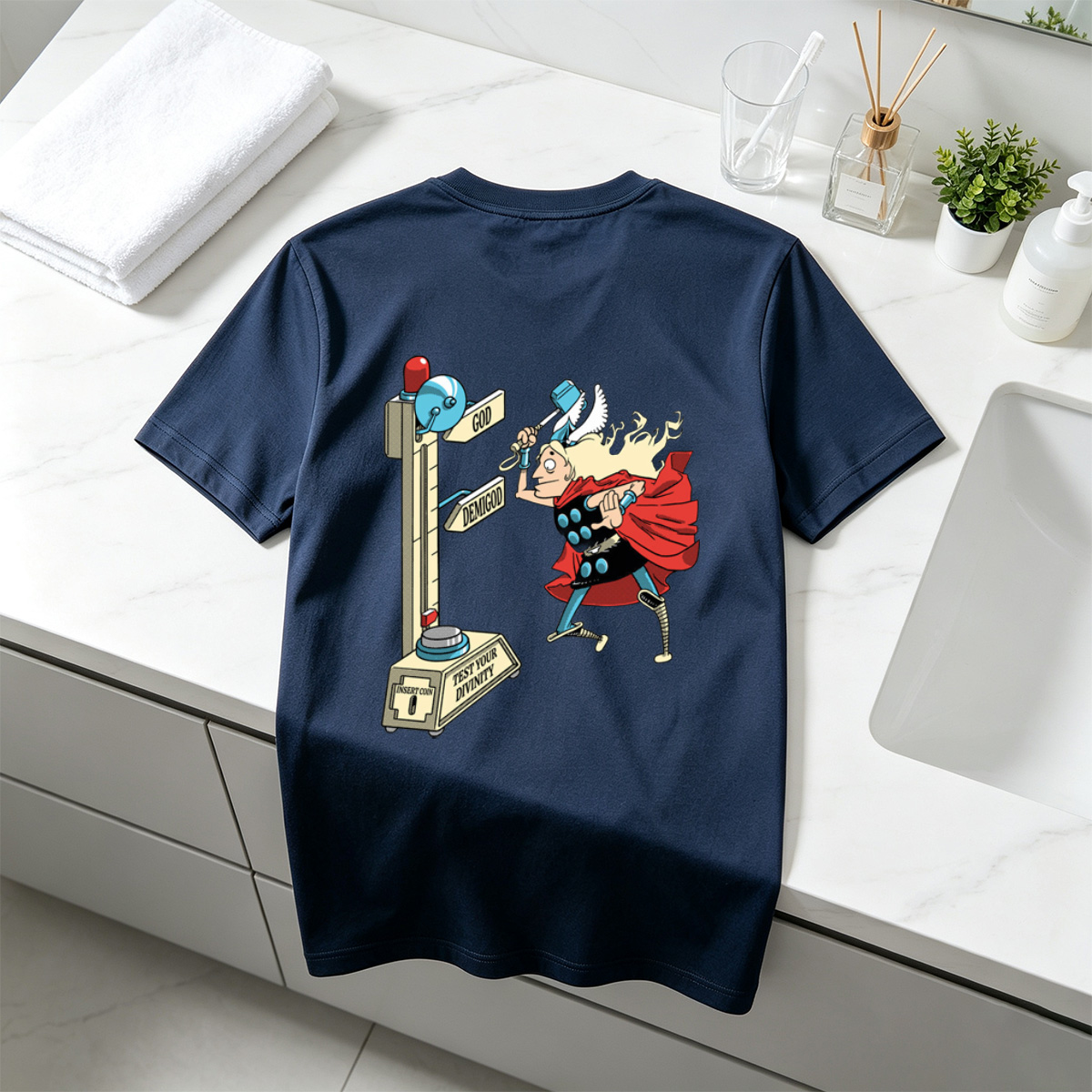 Thor Tests His Divinity - Tee