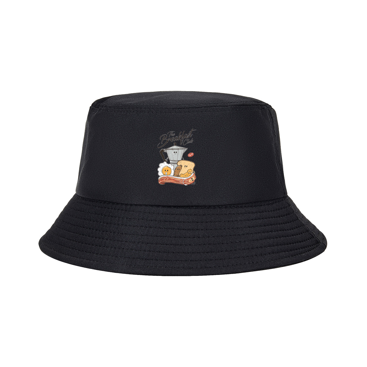 The Breakfast Club: Coffee Pot, Egg, Sausage, Toast, and Bacon - Fisherman's Hat