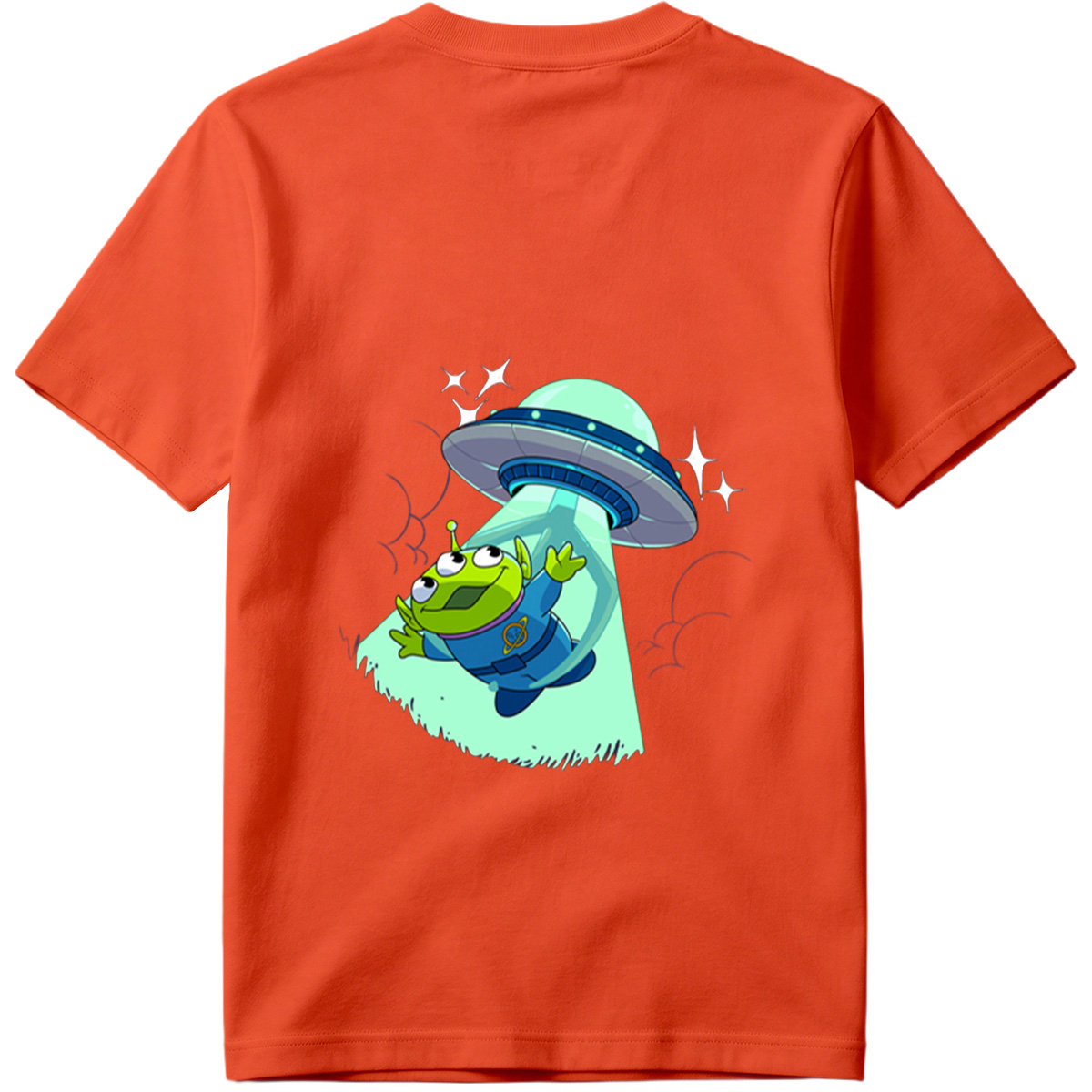 Alien from Toy Story Abducted by UFO - Tee