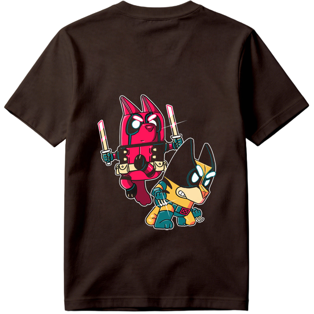 Deadpool and Batman: Chibi Heroes Clash - Tee