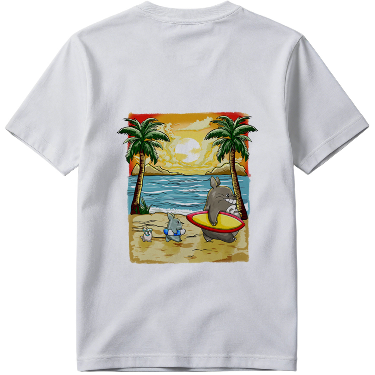 Pokémon: Slowpoke and Friends at the Beach - Tee