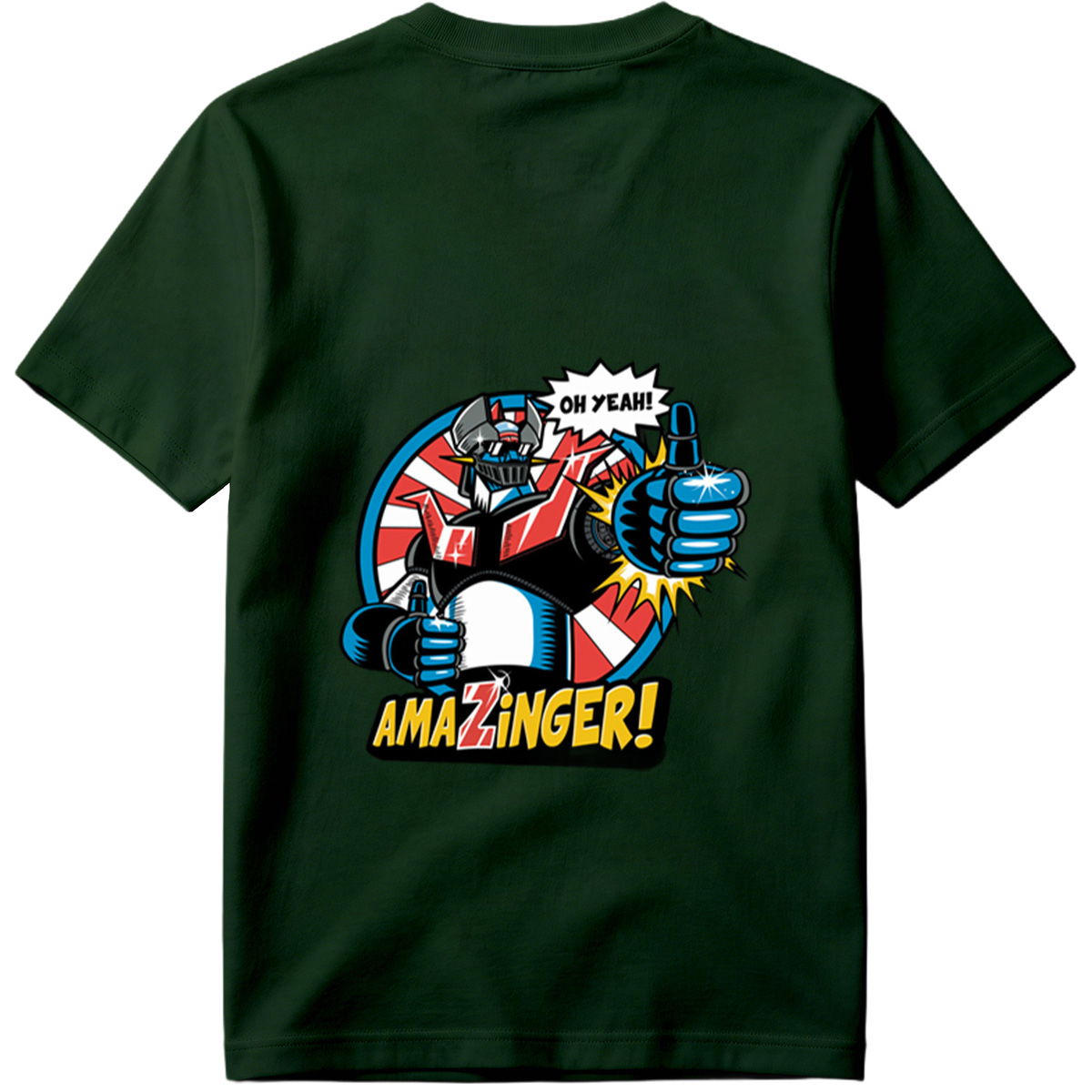 Amazinger! - Robot Hero with Thumbs Up - Tee