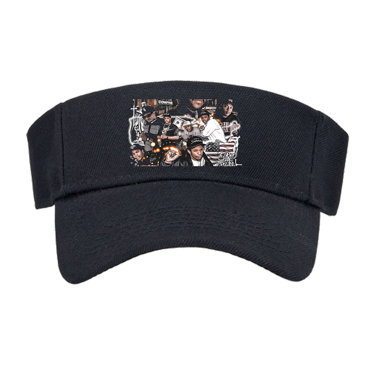 N.W.A Straight Outta Compton: Ice Cube, Dr. Dre, Eazy-E, MC Ren, DJ Yella, and the Compton Rap Legacy -  Visor cap