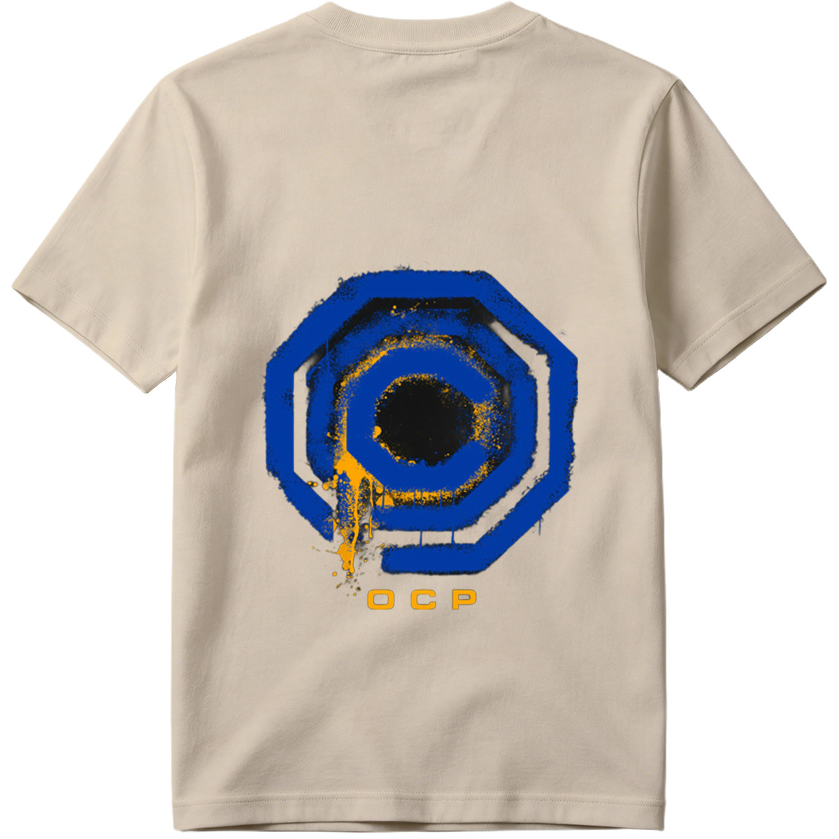 OCP Logo with Blue and Yellow Design - Tee