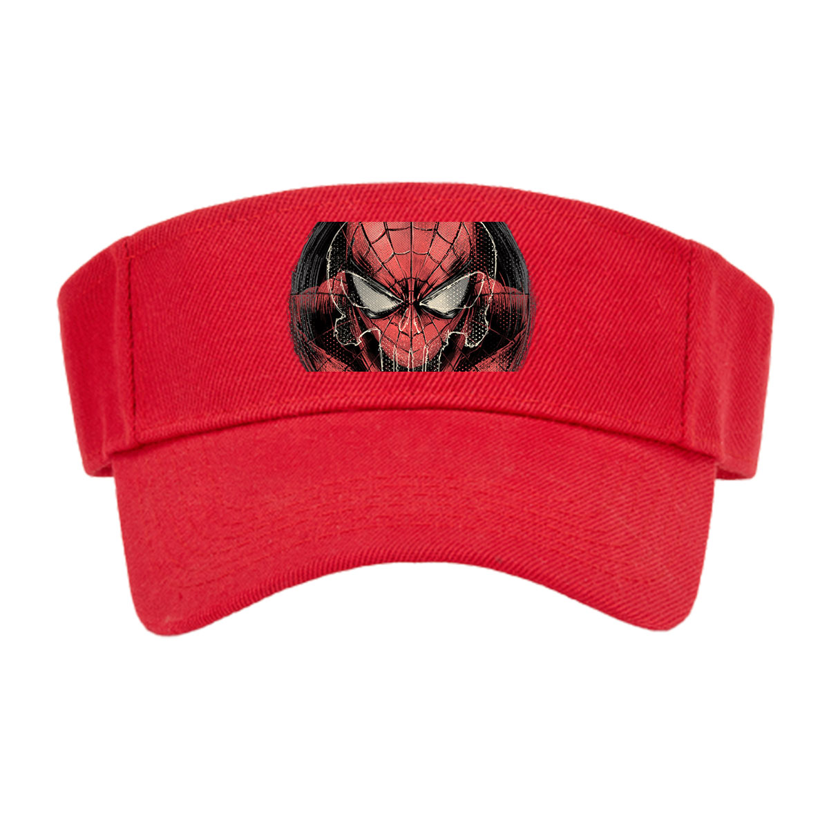 Spider-Man: Iconic Hero in Red and Black Mask Design -  Visor cap
