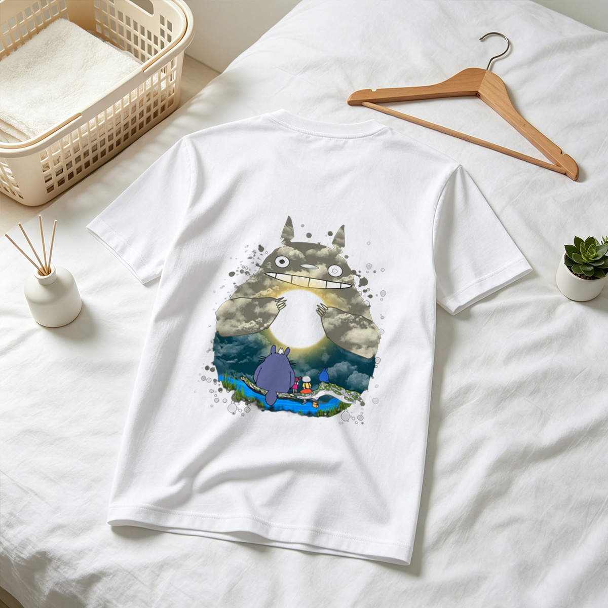 Totoro and Friends Under the Moonlight - Tee