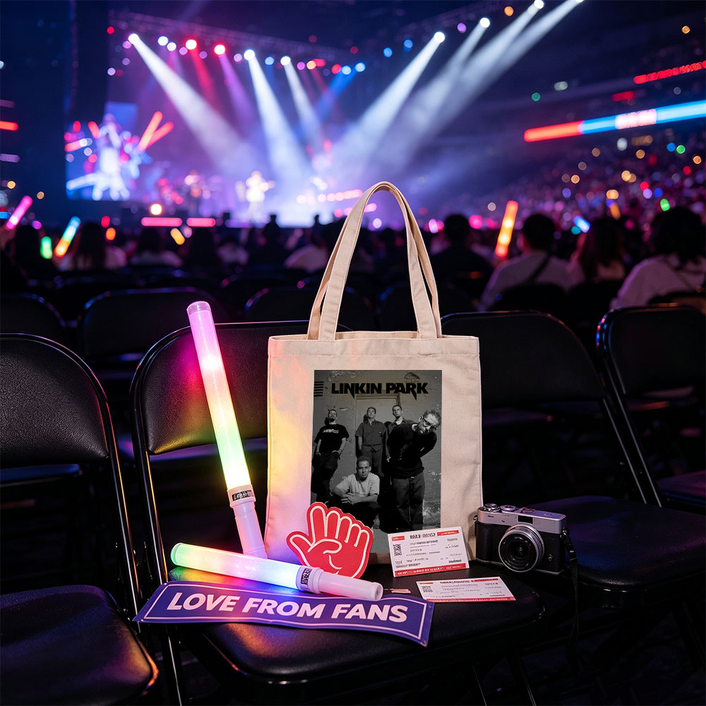 Linkin Park Band Members in a Grungy Urban Setting with Black and White Aesthetic - Canvas tote bags