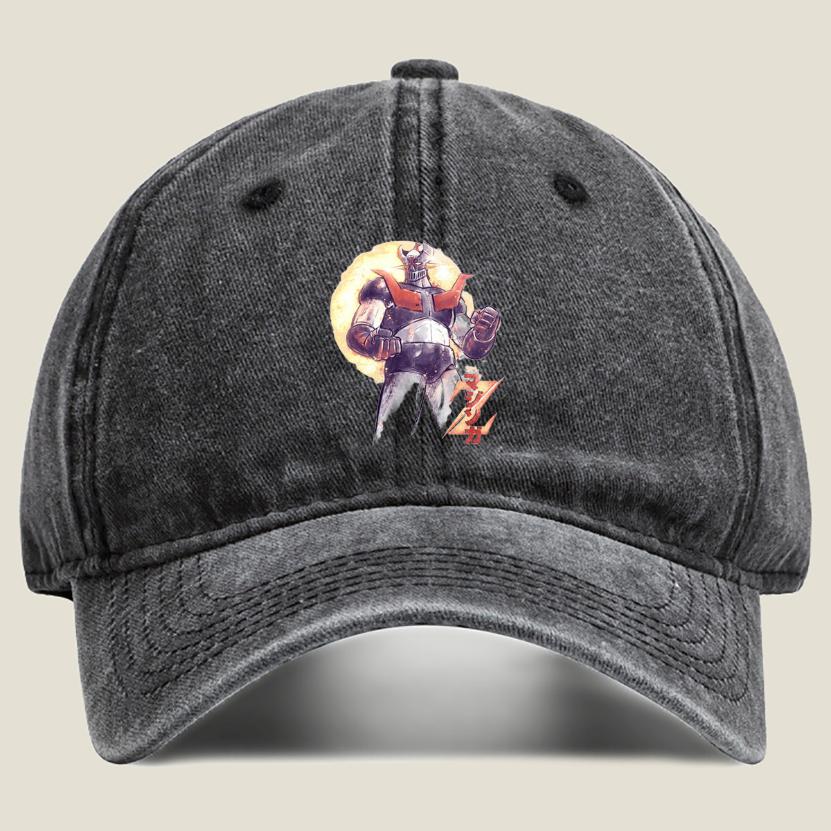 Mazinger Z - Washed Denim - Baseball Cap