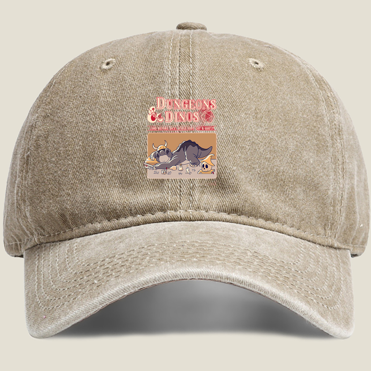 Dungeons & Dinos: Little Foot's Quest - Washed Denim - Baseball Cap
