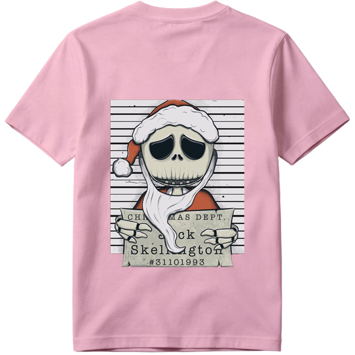Jack Skellington Christmas Dept Mugshot - Tee