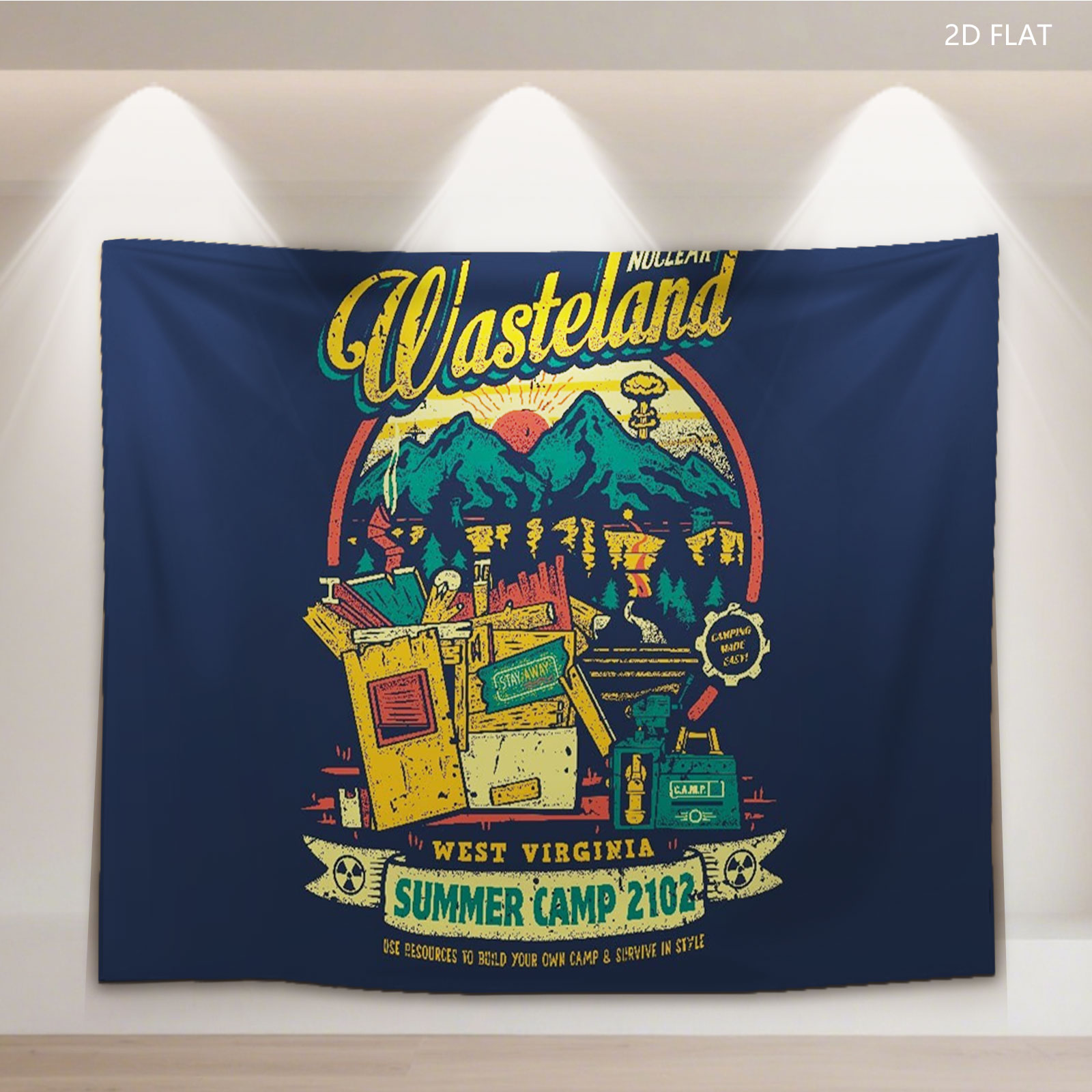 Nuclear Wasteland: West Virginia Summer Camp 2102 - Post-Apocalyptic Camping Adventure - Tapestry