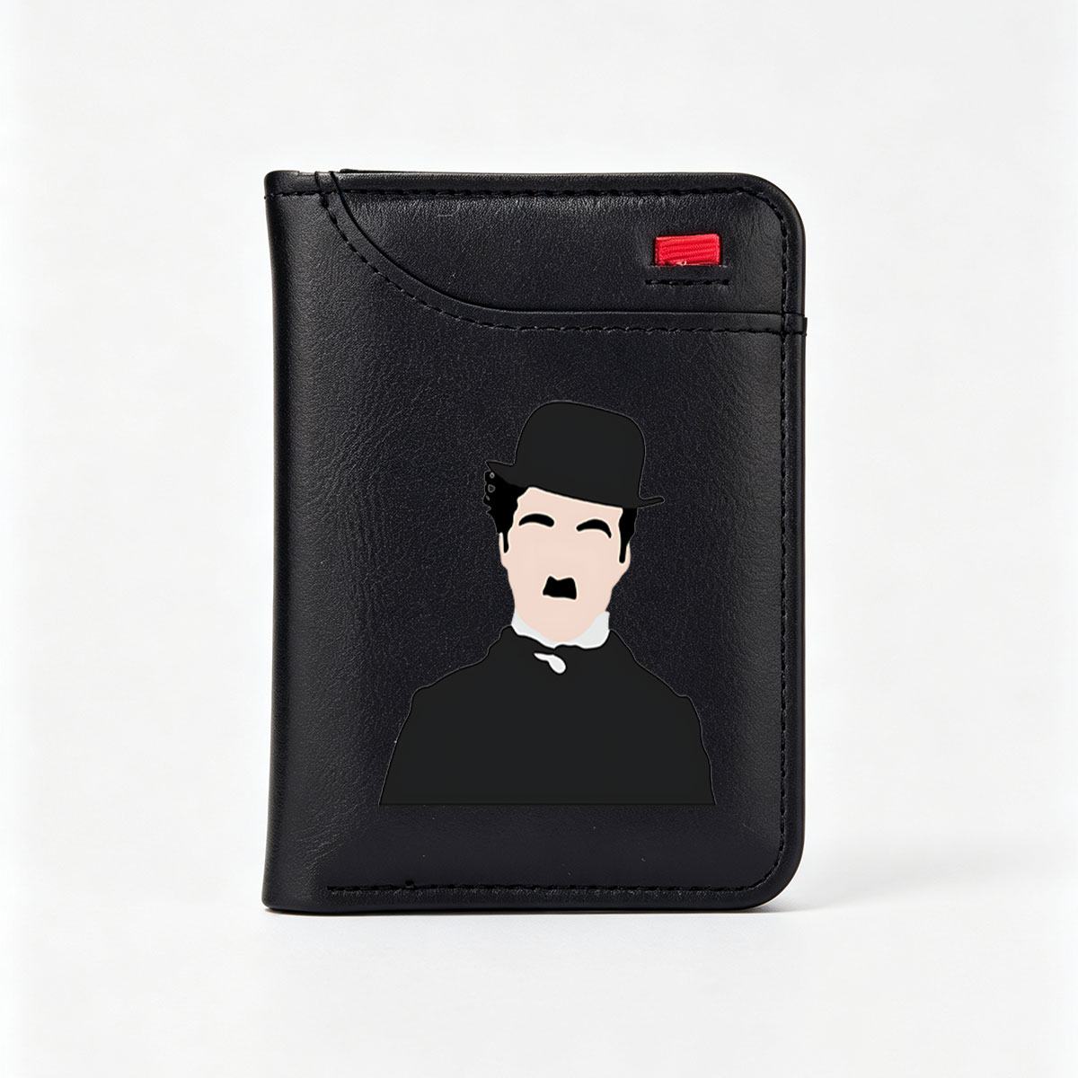 Sherlock Holmes in Classic Detective Attire - Vertical Style Wallet
