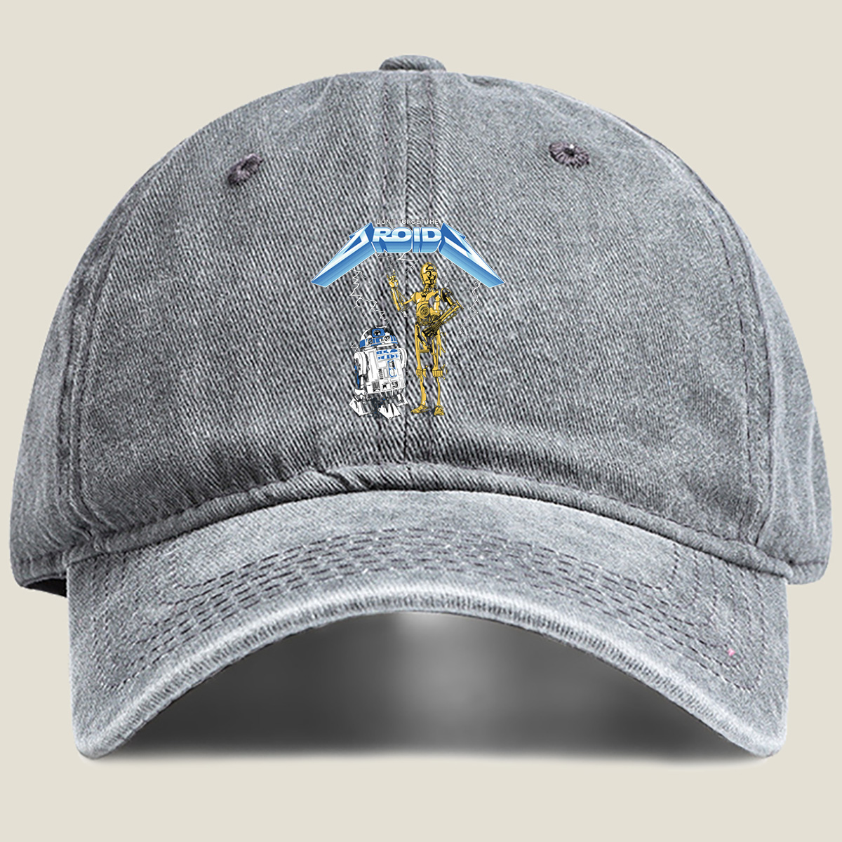 Star Wars R2-D2 and C-3PO Droid Duo - Washed Denim - Baseball Cap