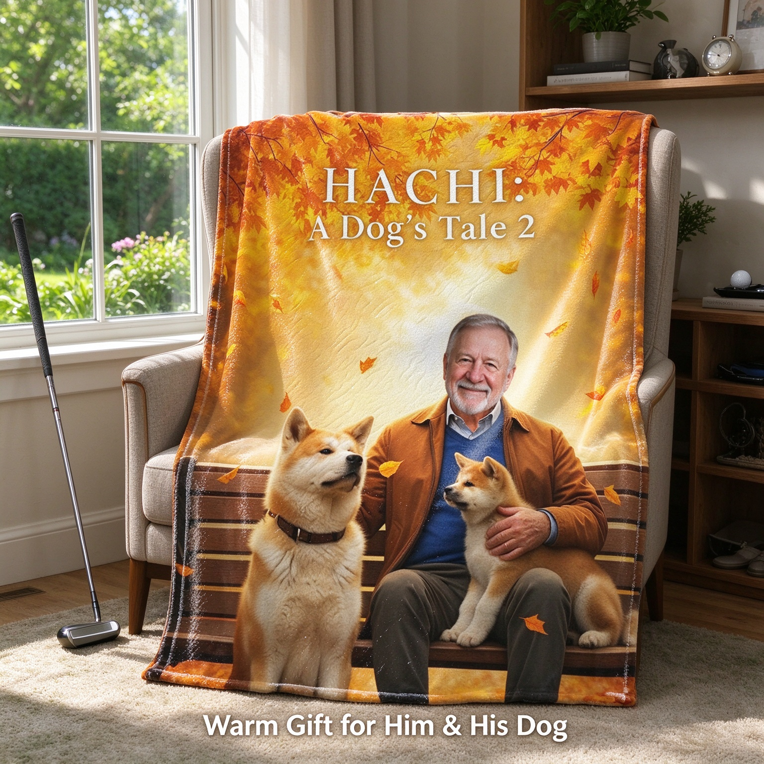 Personalized Custom Face Photo Blanket Ultra Soft Anti Pilling Flannel Fleece Throw Ideal Gift for Pet and Dog Lovers