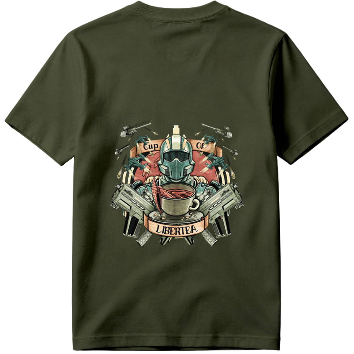 Cup of LiberteA: The Armored Tea Master - Tee