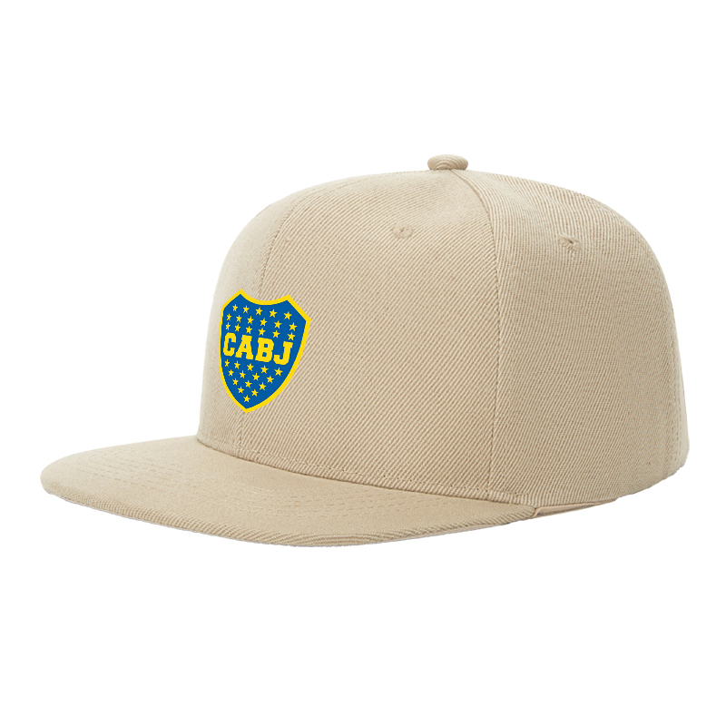 Flat Brim Baseball Cap CABJ Shield Logo Print Streetwear Underground Skate Style for Basketball Court Skate Park Urban Lifestyle Skateboarders Rappers Streetwear Enthusiasts